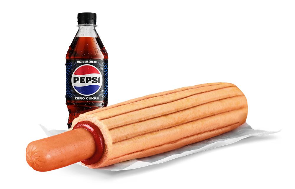 Hot Dog i napój 